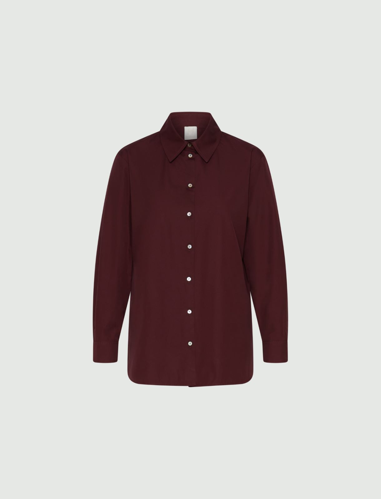Poplin shirt - BORDEAUX - Marella