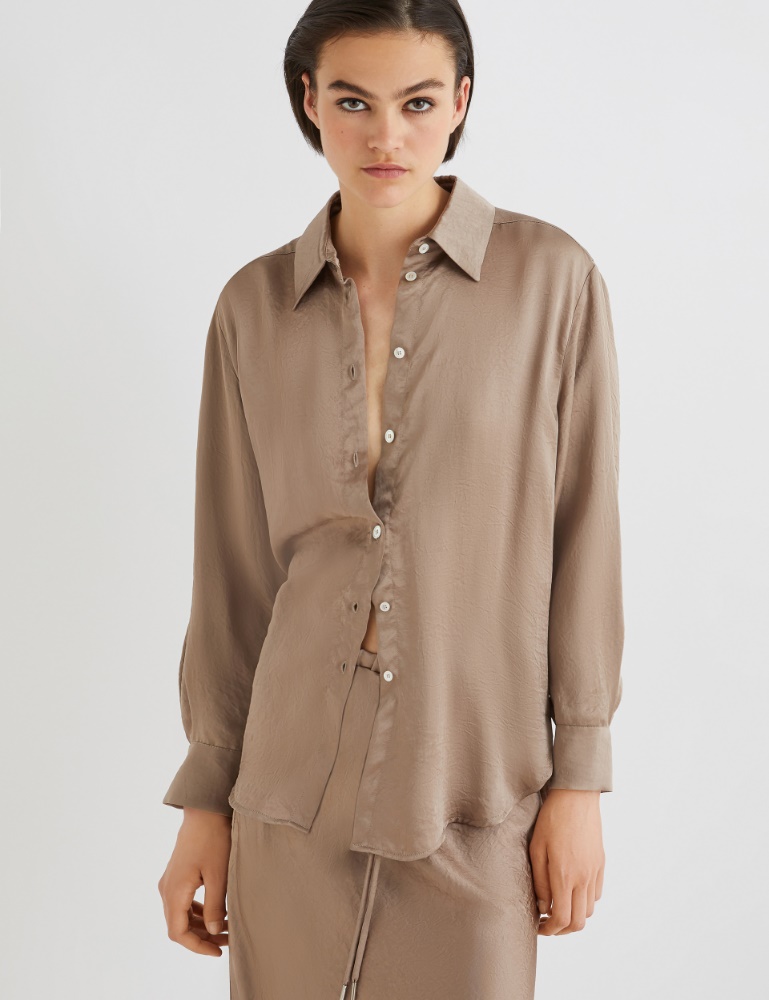 Chemise en tissu froissé - Marella