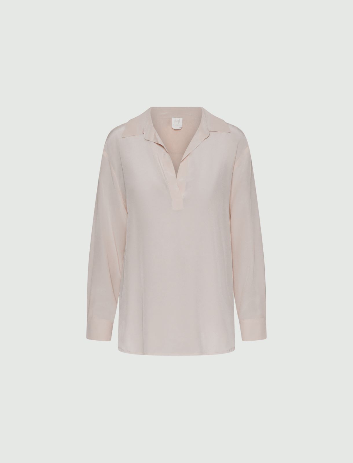 Silk crepe de chine shirt - CREAM - Marella