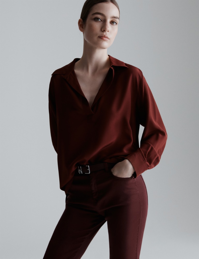 Silk crepe de chine shirt - Marella