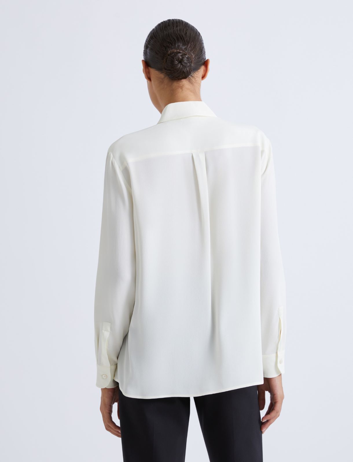 Silk-blend shirt - WHITE - Marella - 3