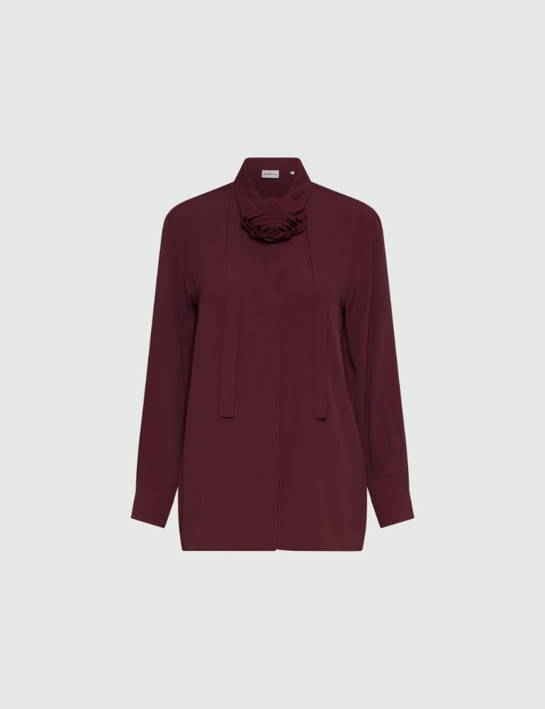 Chemise en crêpe de soie mélangée - Marella