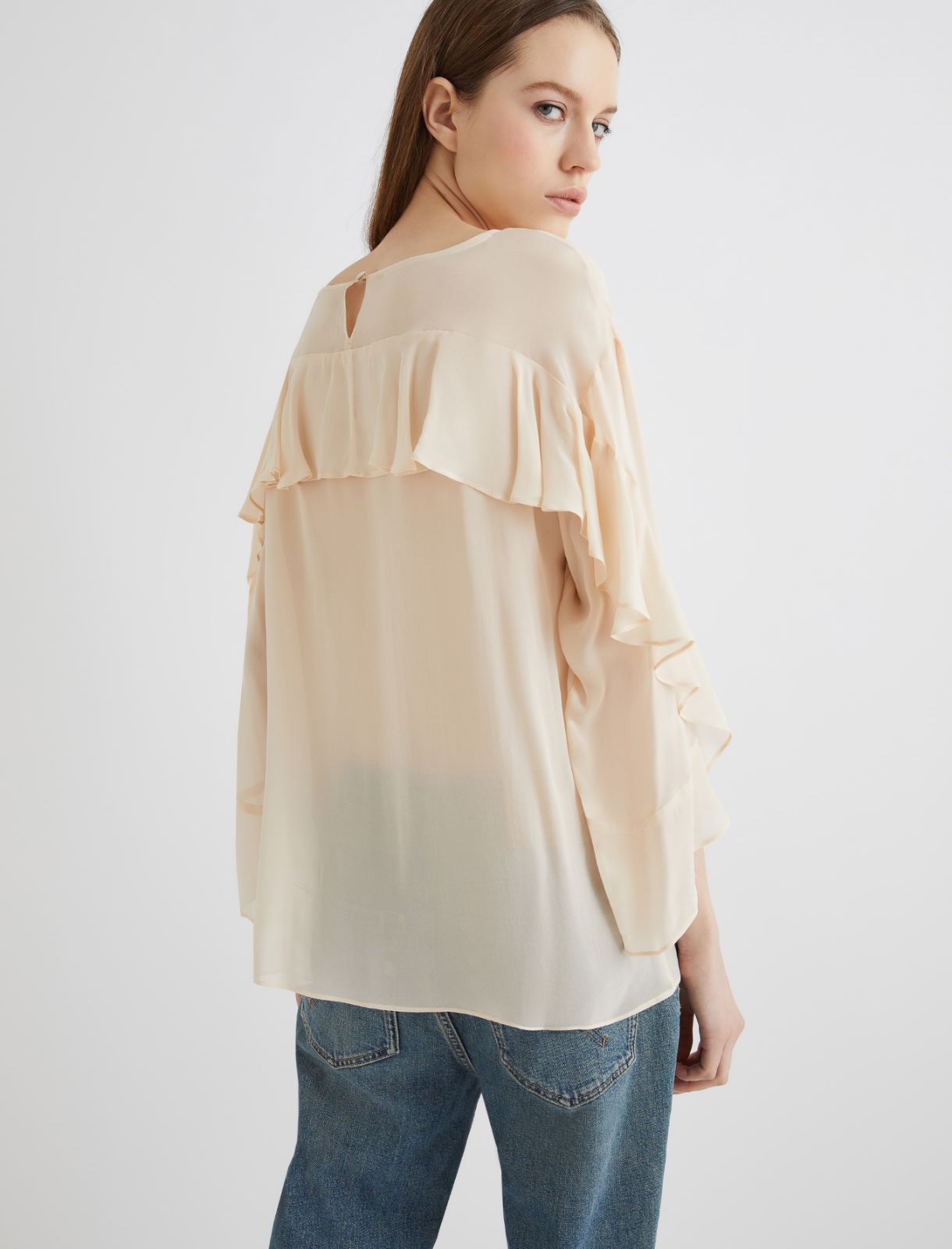 Ruched blouse - POWDER - Marella - 3