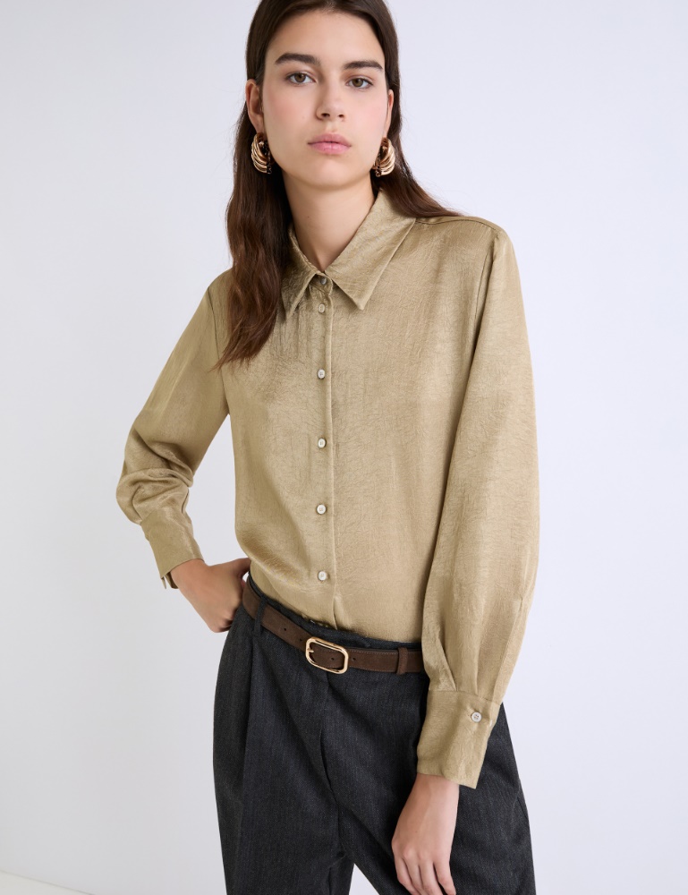 Crinkle-look shirt - Marella