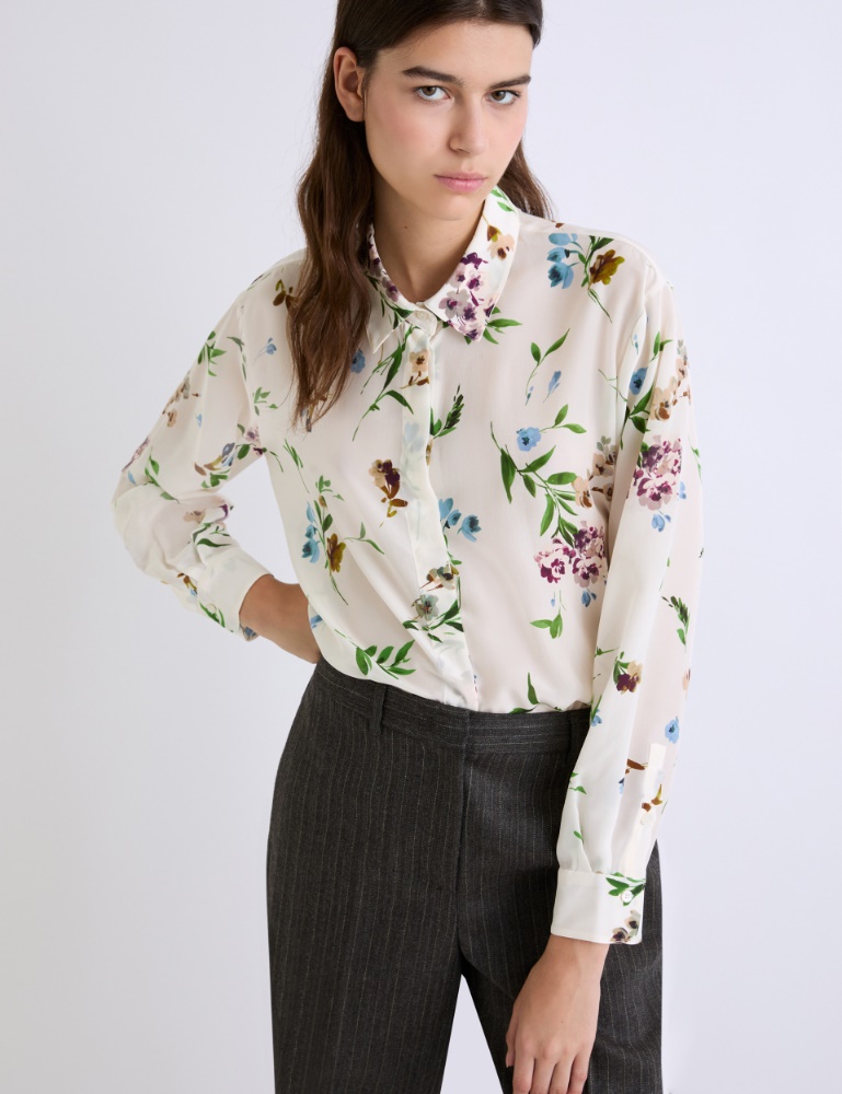 Printed silk shirt - Marella