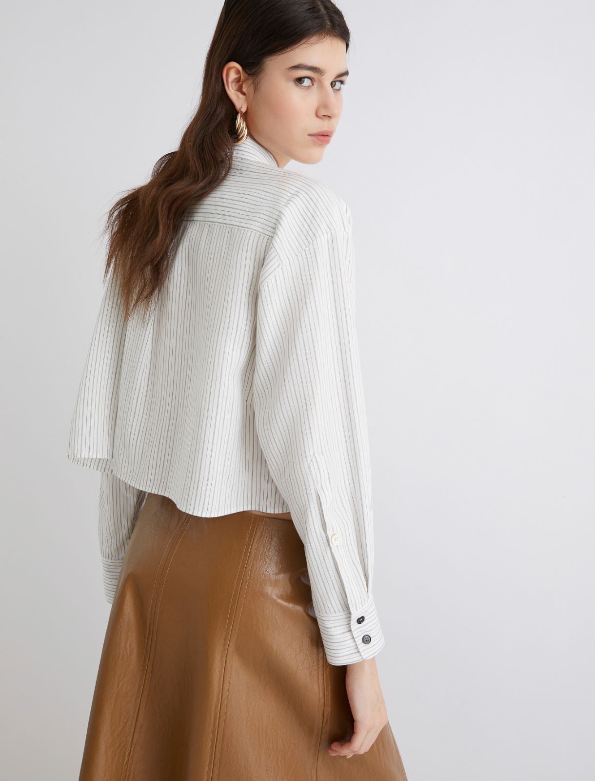 Cropped blouse - WHITE - Marella - 2