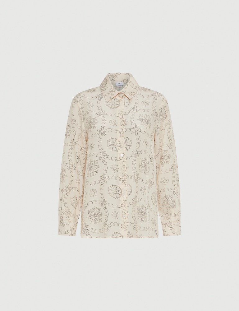 Chemise en crêpe imprimée - Marella