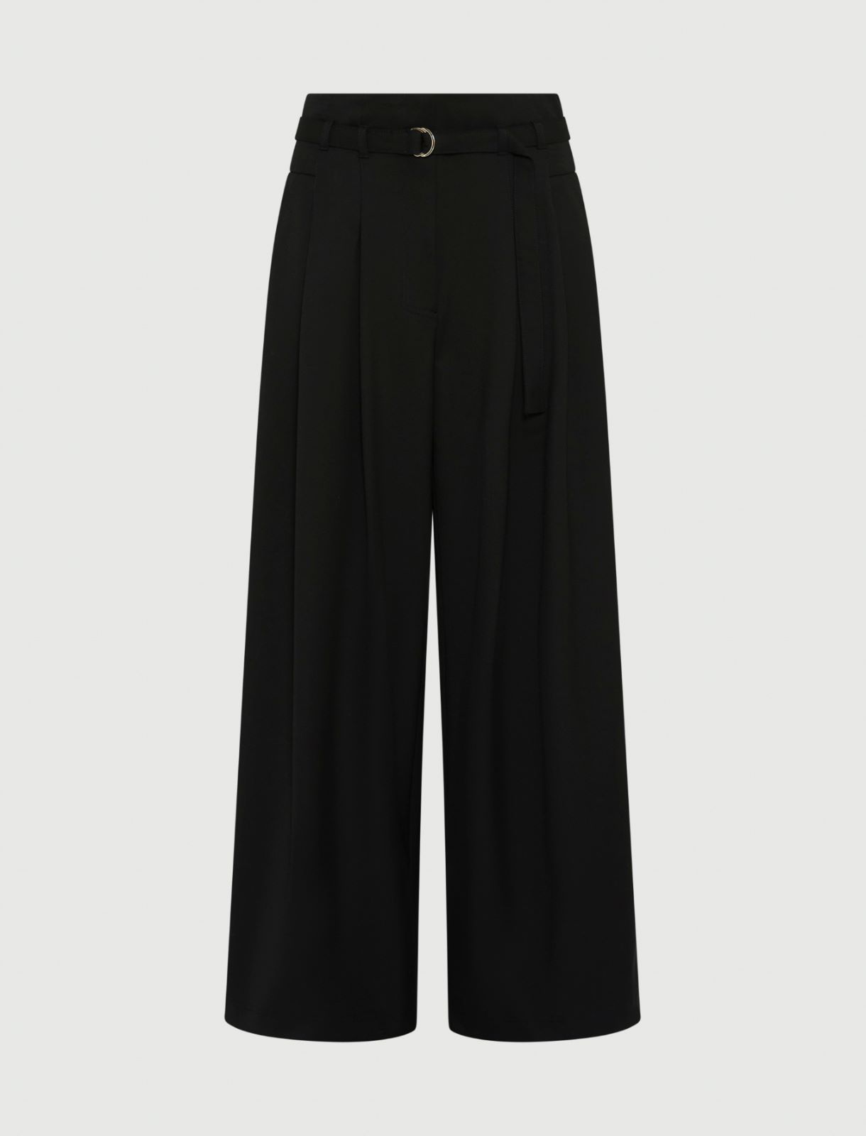 Pantalone a vita alta - NERO - Marella