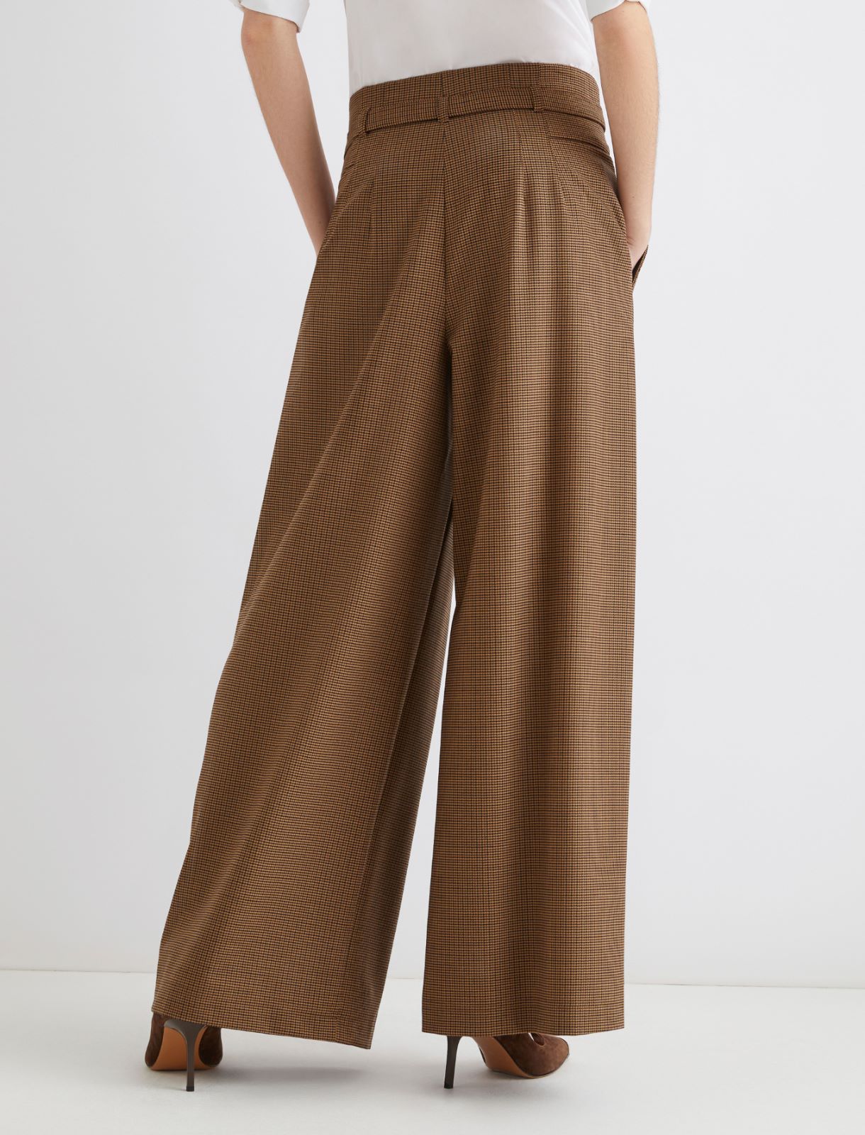 Pantalon taille haute - POIL DE CHAMEAU - Marella - 3