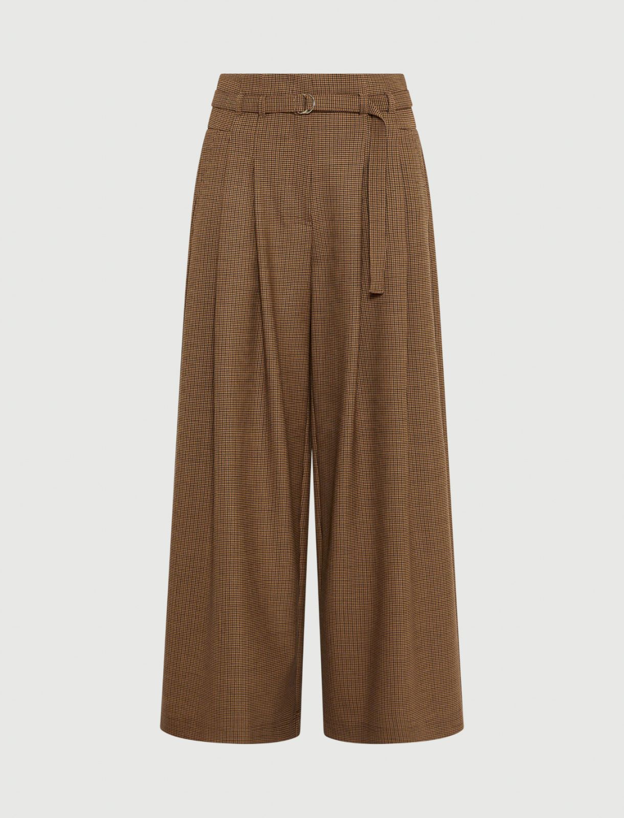 Pantalon taille haute - POIL DE CHAMEAU - Marella