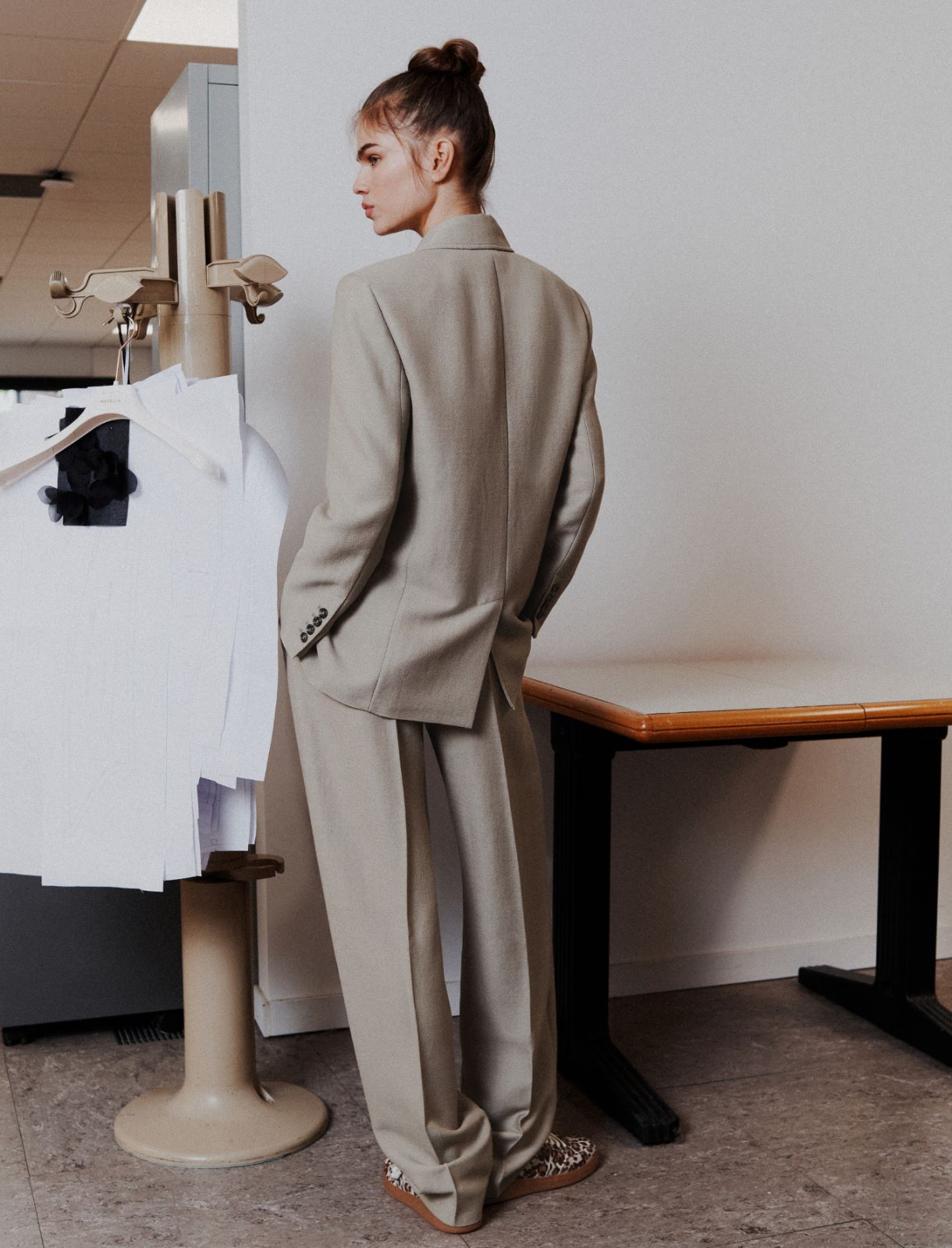 Wide-leg trousers - LIGHT GREY - Marella - 3