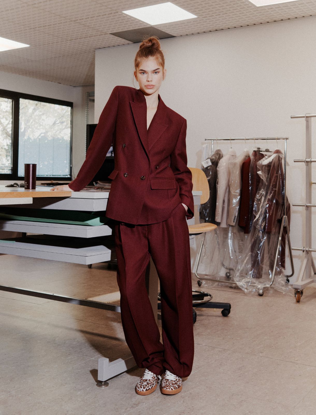 Wide-leg trousers - BORDEAUX - Marella - 4