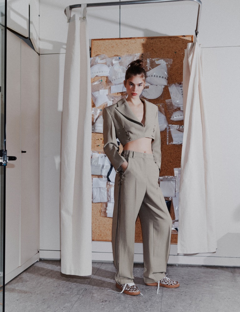 Lace-up barrel-leg trousers - Marella