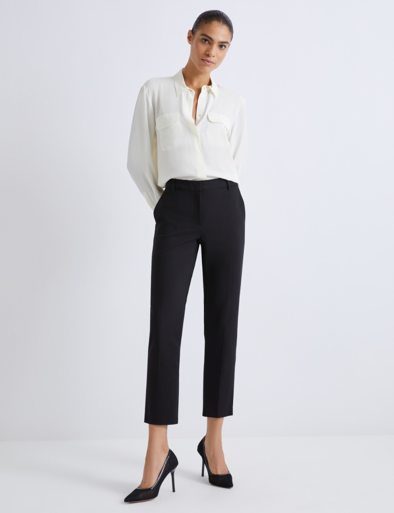 Stretch cotton chino trousers - Marella