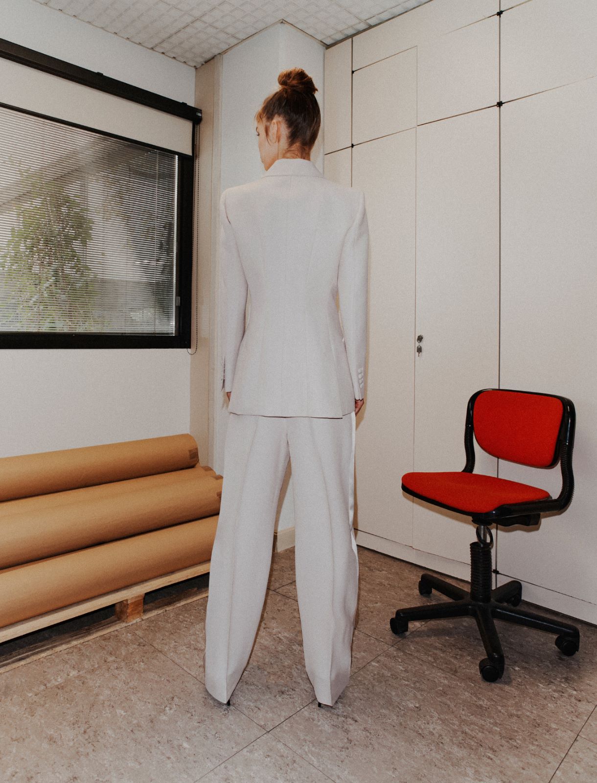 Barrel-leg trousers - IVORY - Marella - 3