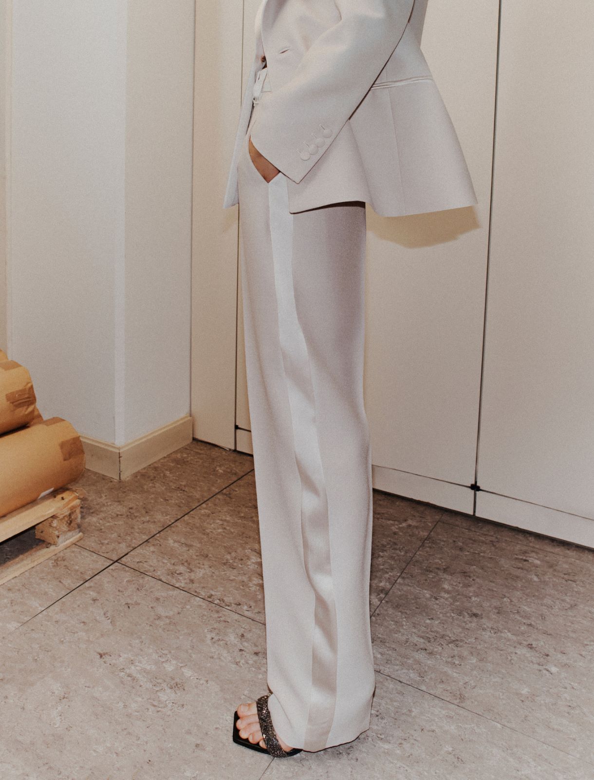 Barrel-leg trousers - IVORY - Marella - 5