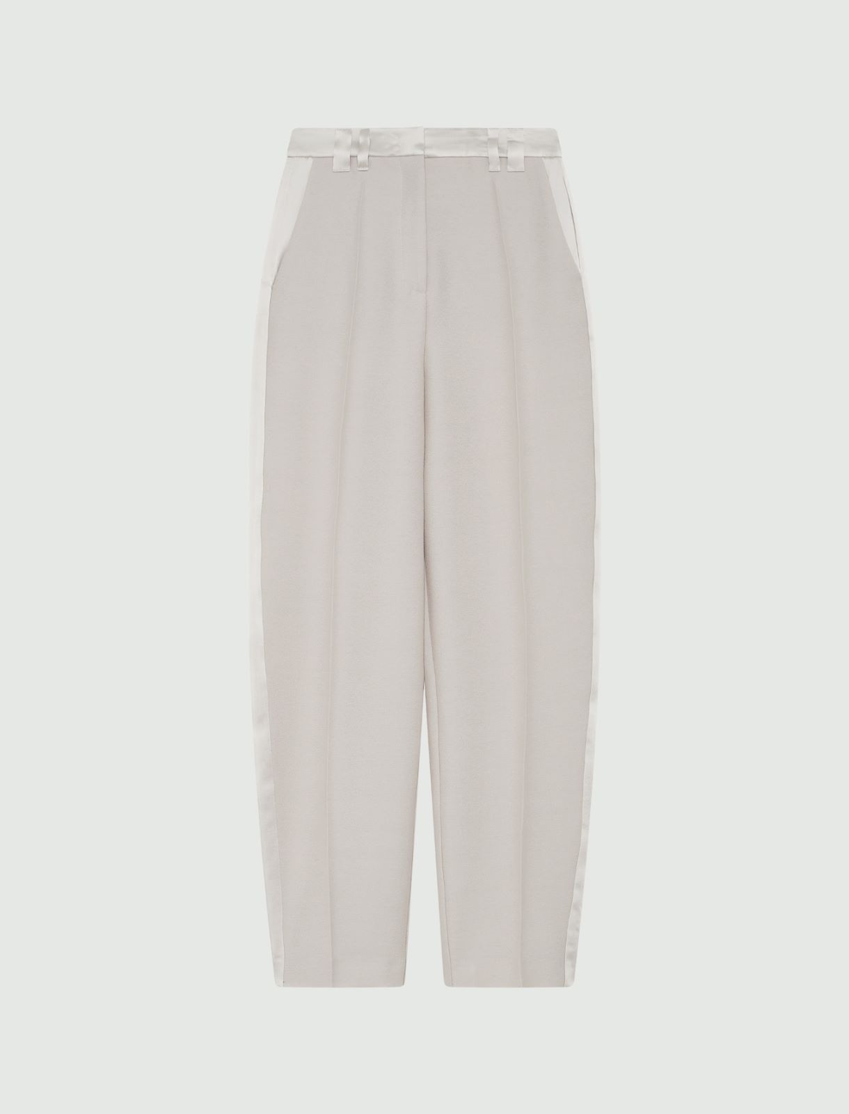 Barrel-leg trousers - IVORY - Marella