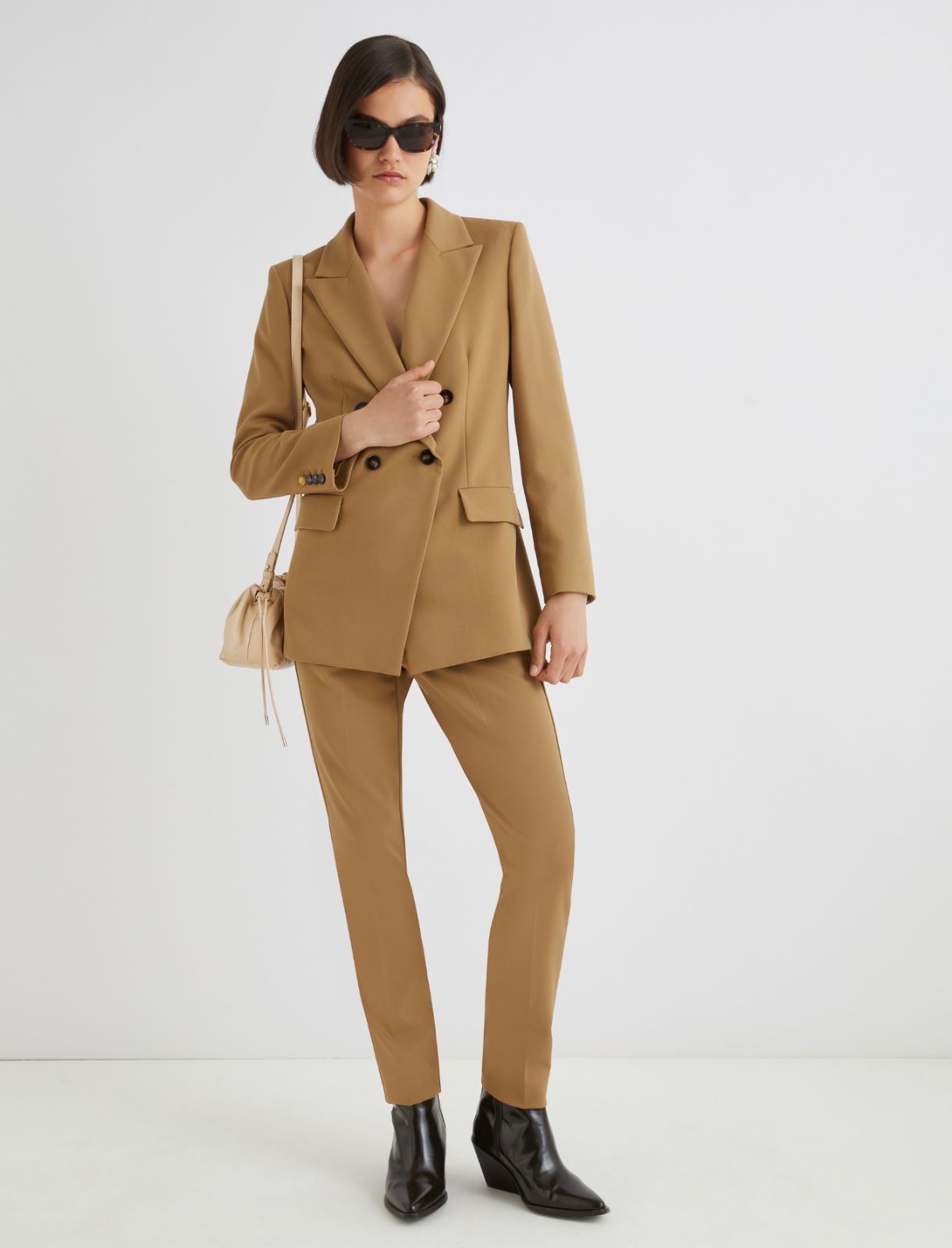 Stretch chino trousers - OLIVE - Marella - 2