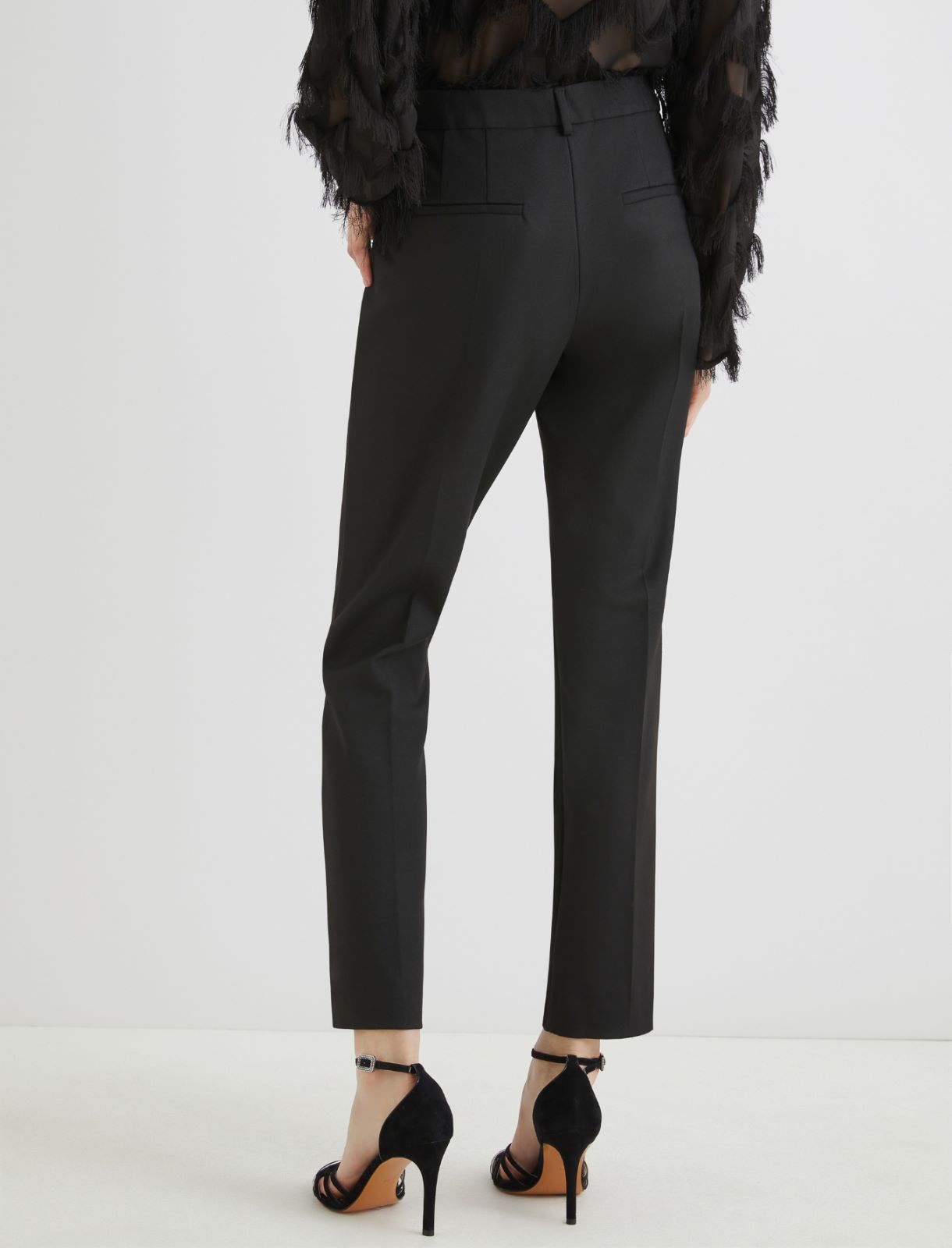 Elastische Chinohose - SCHWARZ - Marella - 3