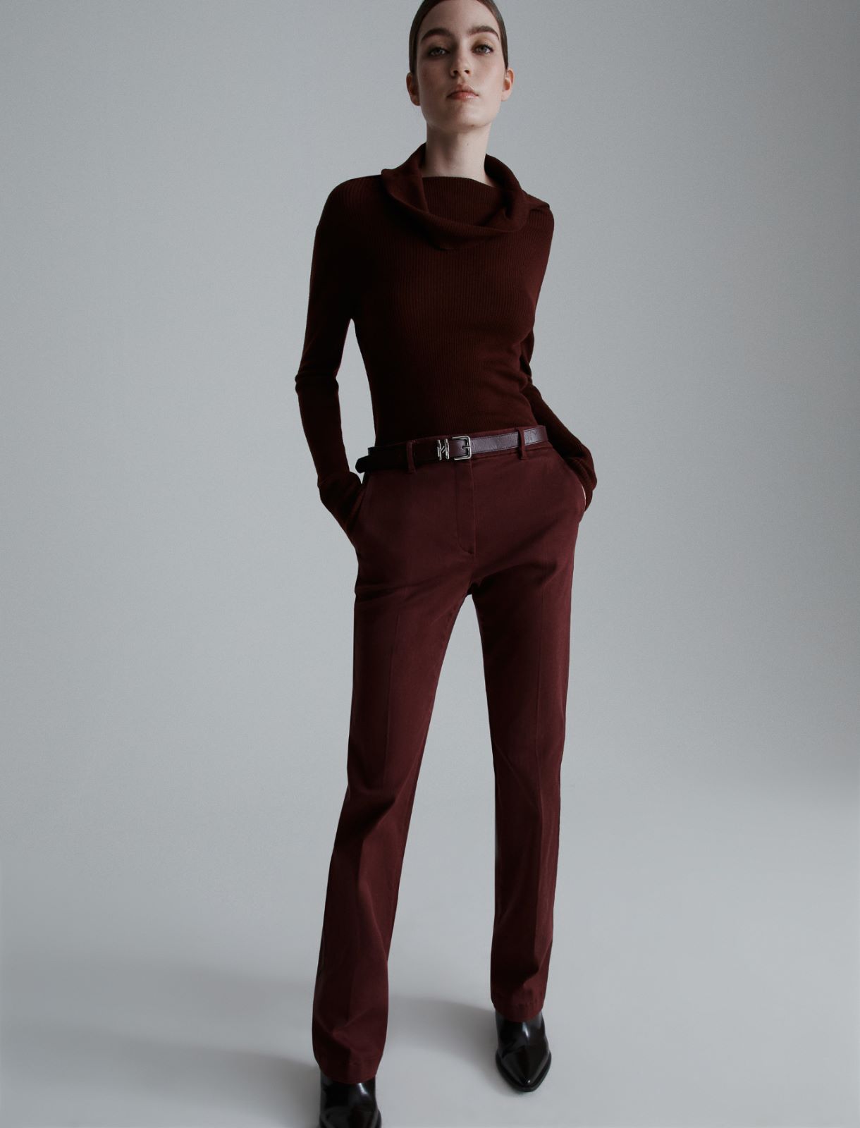 Wide-leg trousers - BORDEAUX - Marella - 4
