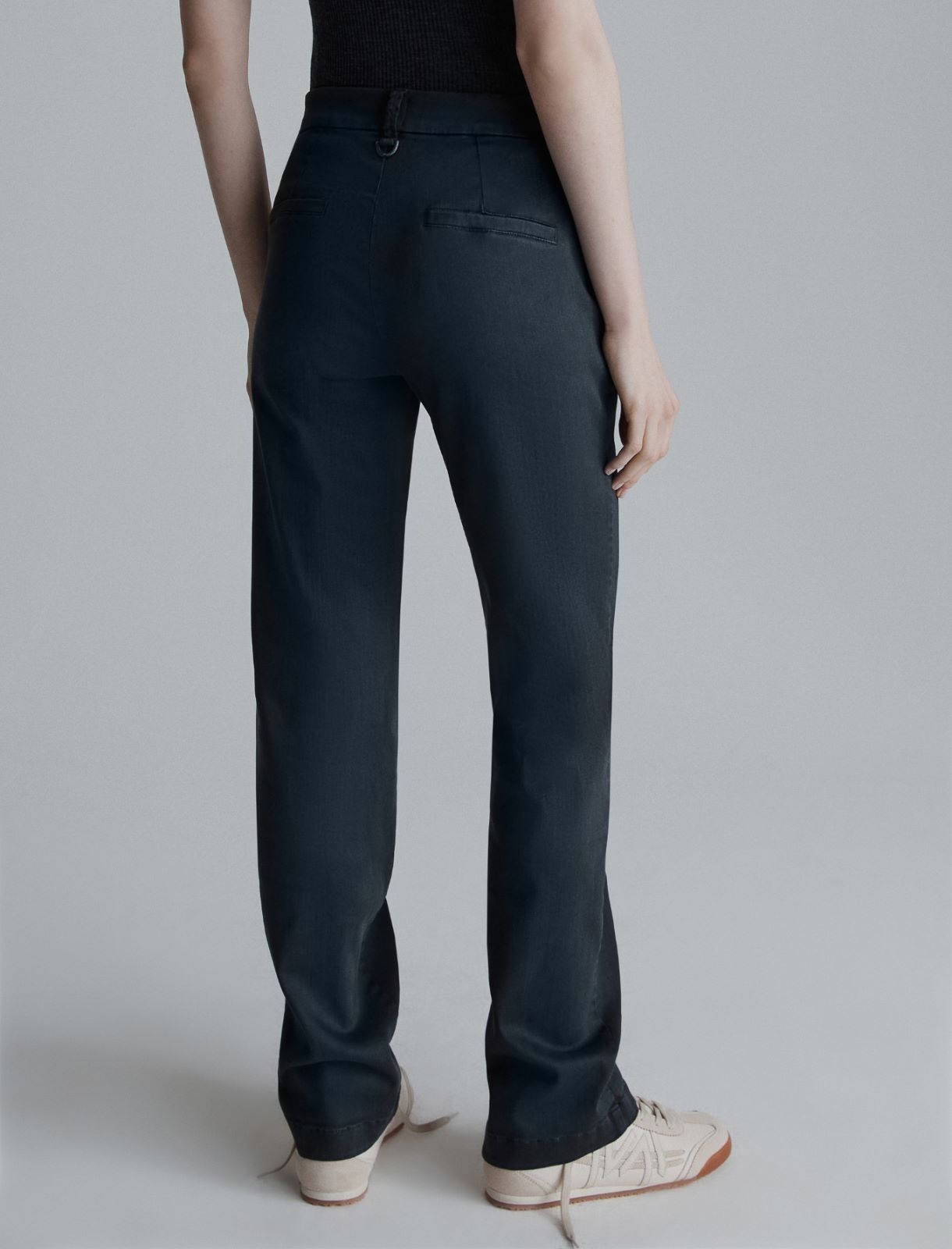 Wide-leg trousers - DARK GREY - Marella - 3