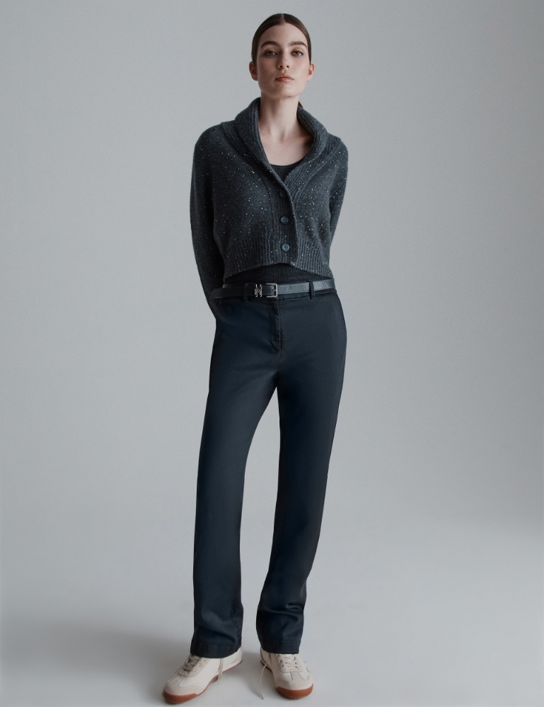 Wide-Leg-Hose - ANTHRAZIT - Marella
