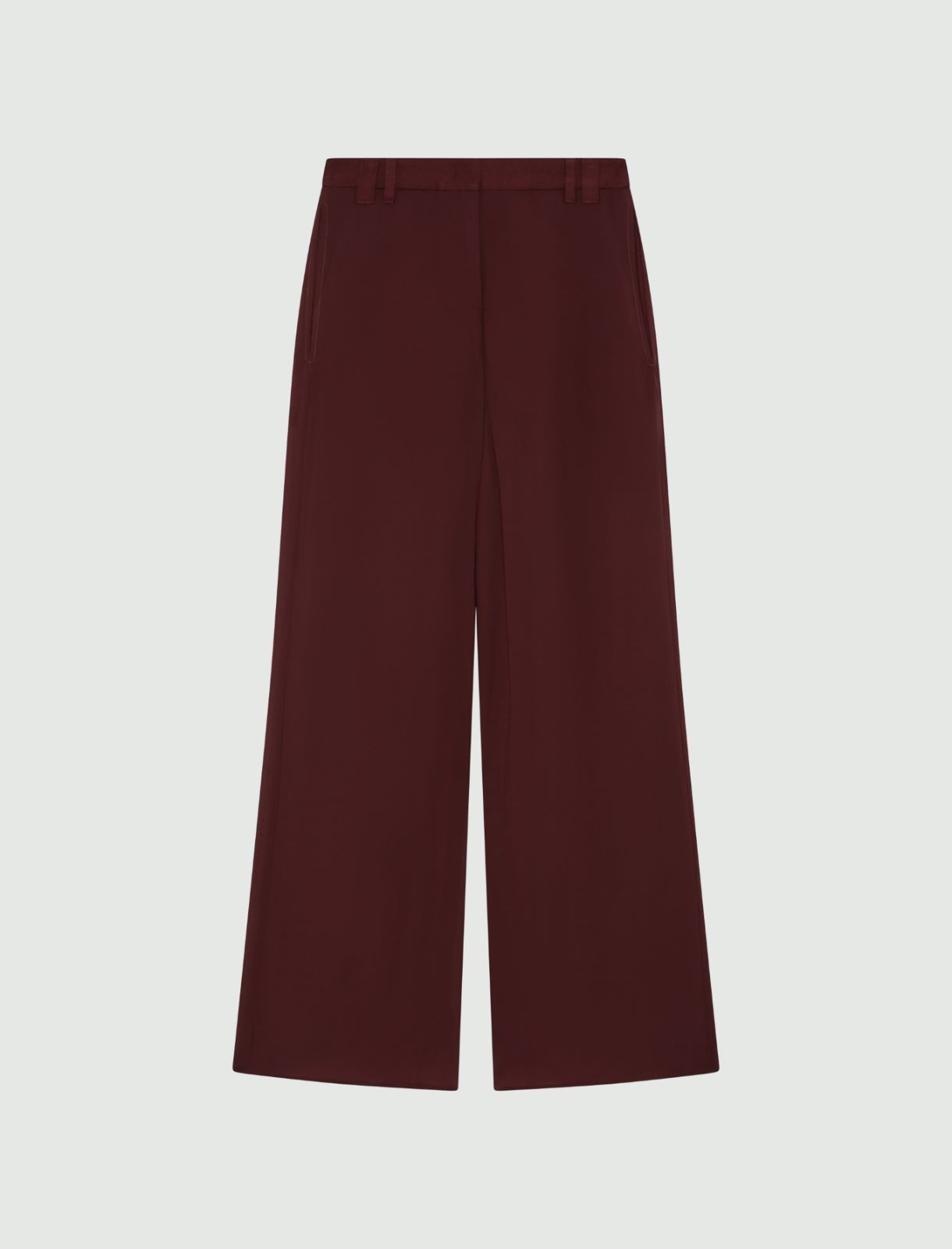 Georgette double trousers - BORDEAUX - Marella