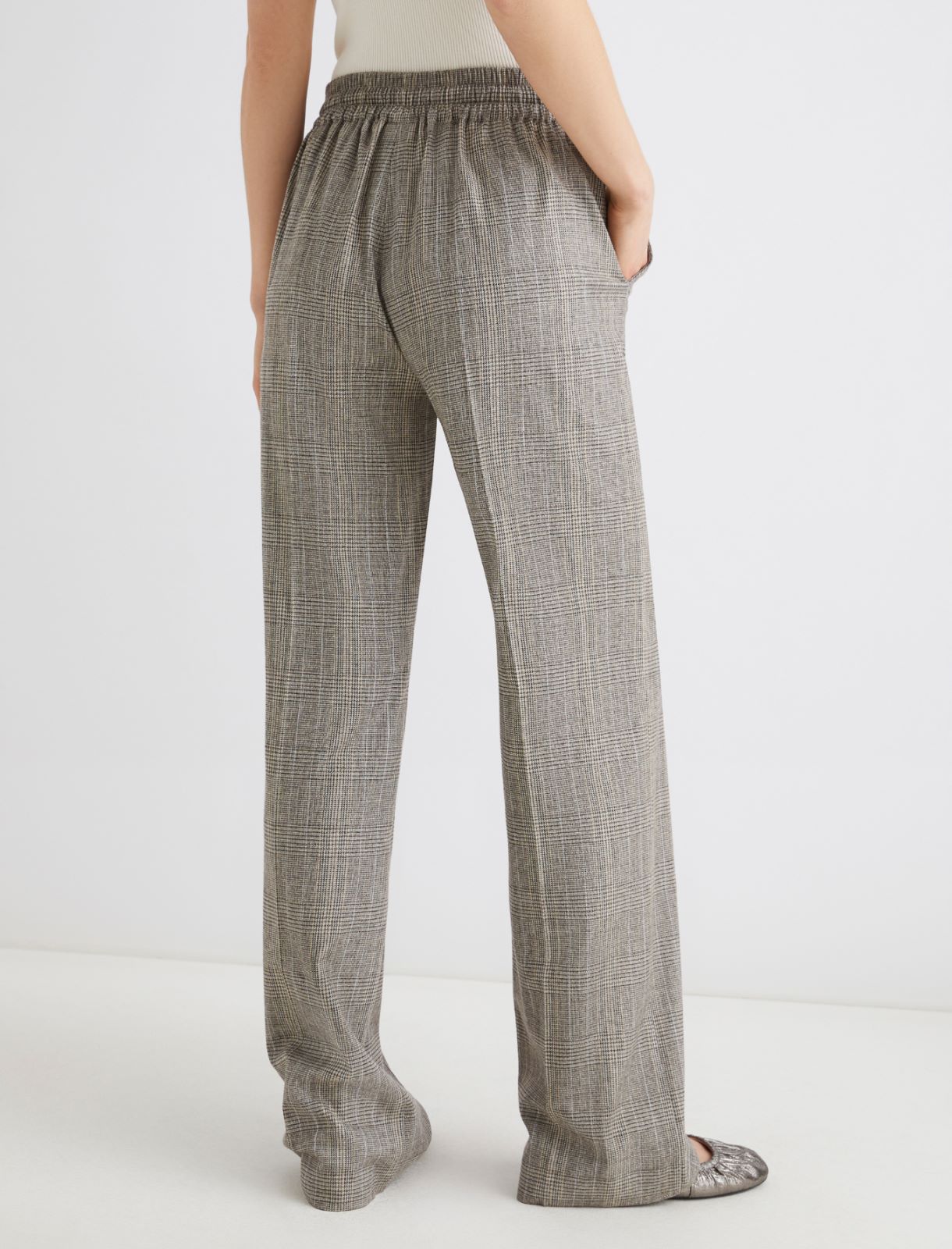 Pantalón de sarga fluida - GRIS CLARO - Marella - 2
