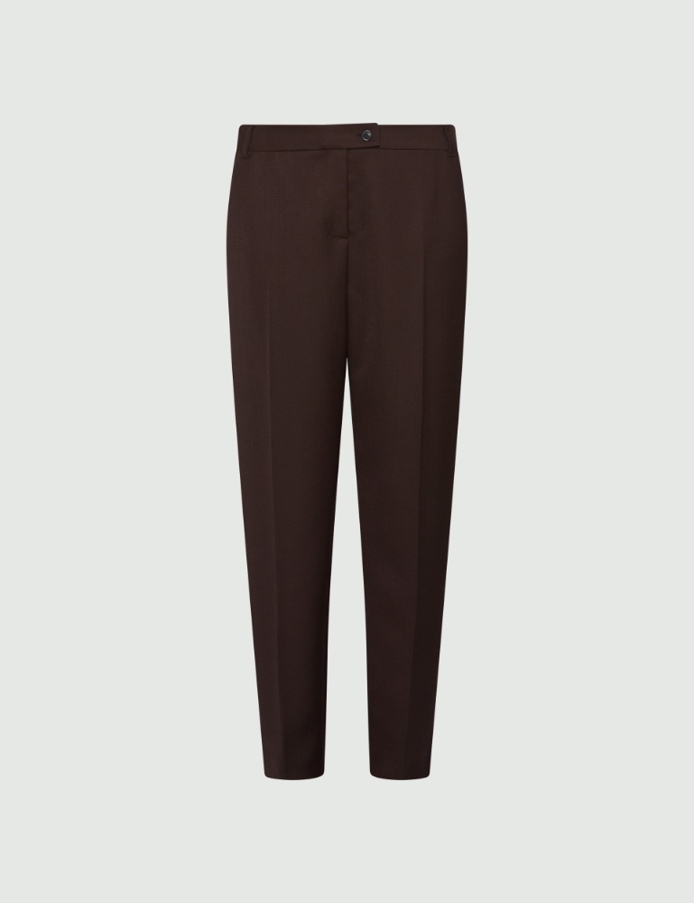 Wool-blend chino trousers - Marella