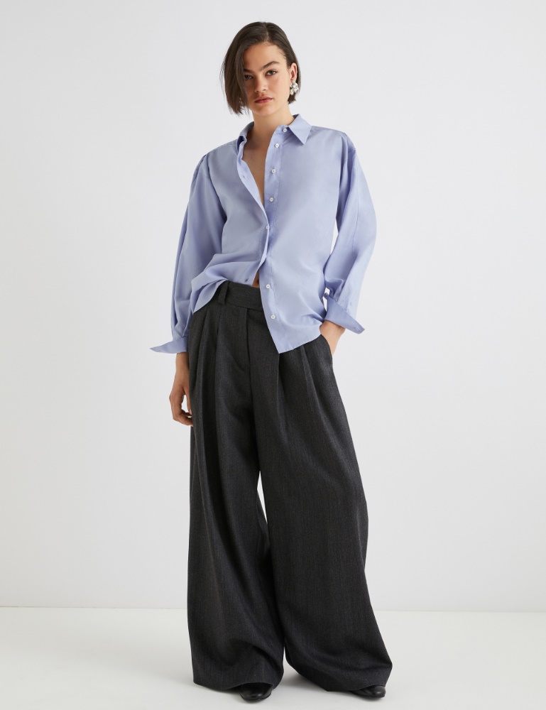 Wool palazzo trousers - Marella