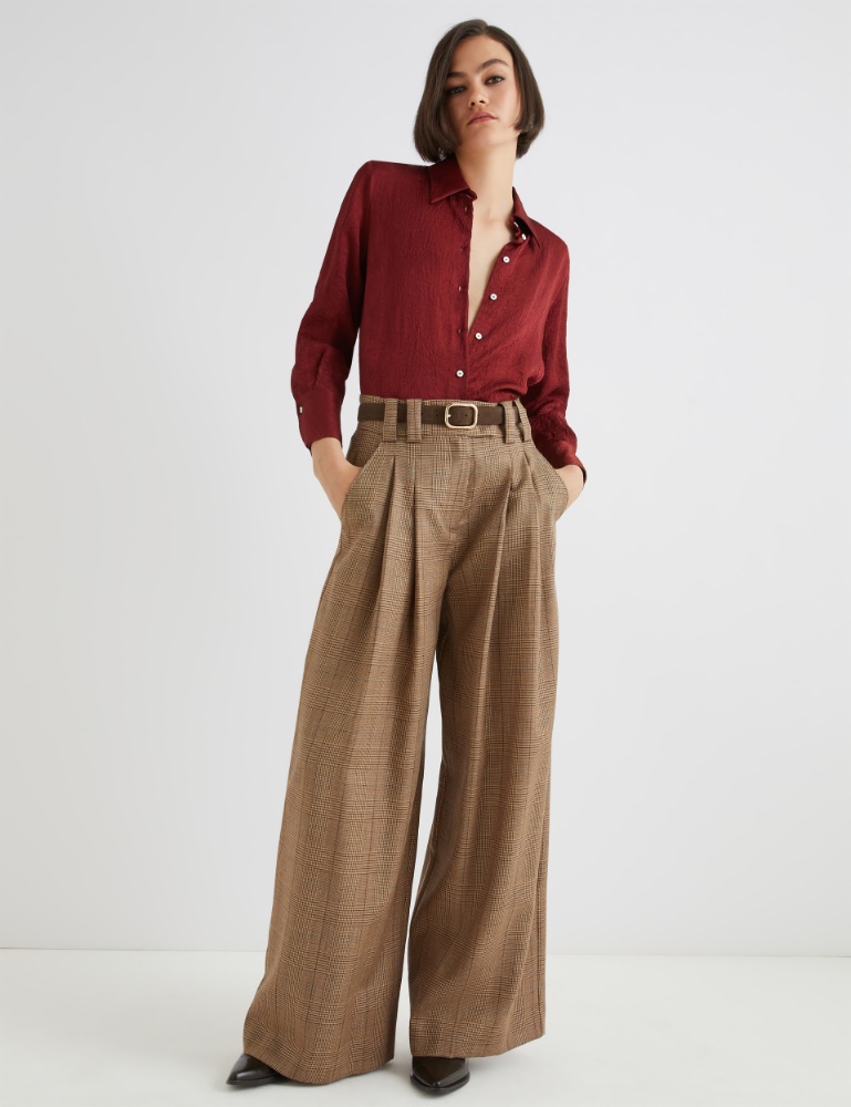 Wool palazzo trousers - Marella