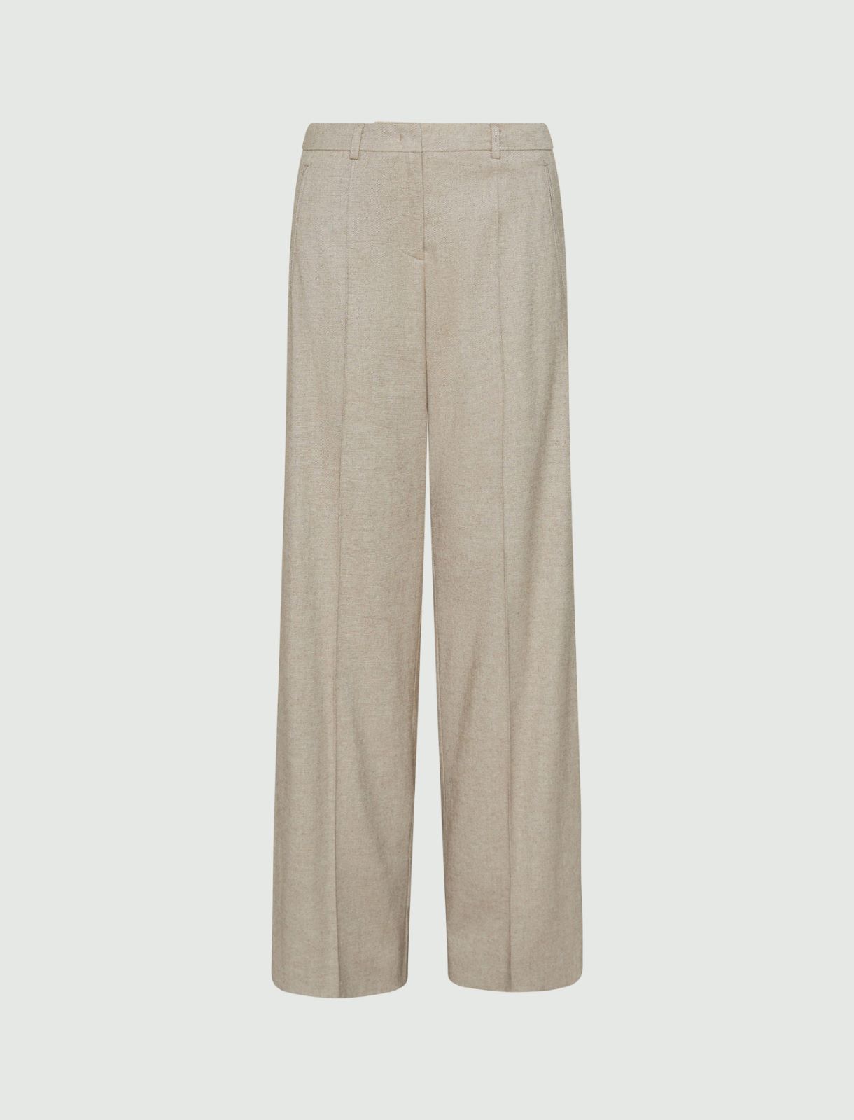 Sable straight-leg trousers - HAZELNUT BROWN - Marella