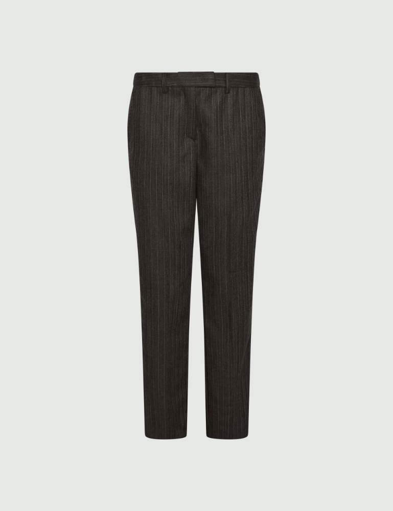 Slim-fit lightweight wool trousers - Marella