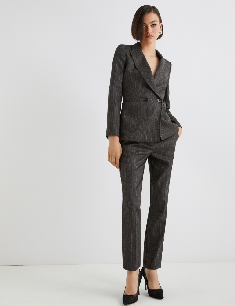 Slim-fit lightweight wool trousers - Marella