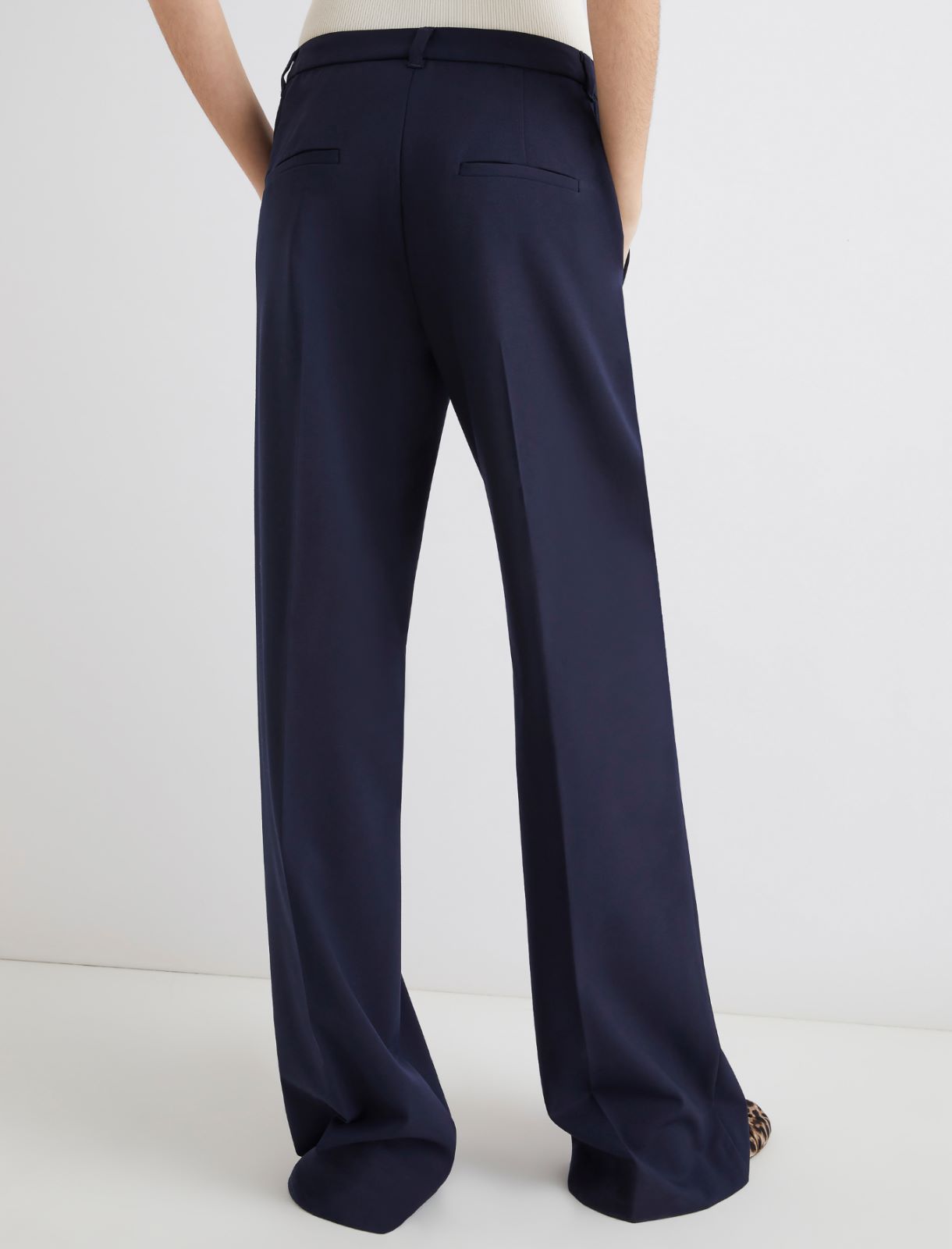 Pantalon avec pli - BLEU - Marella - 3