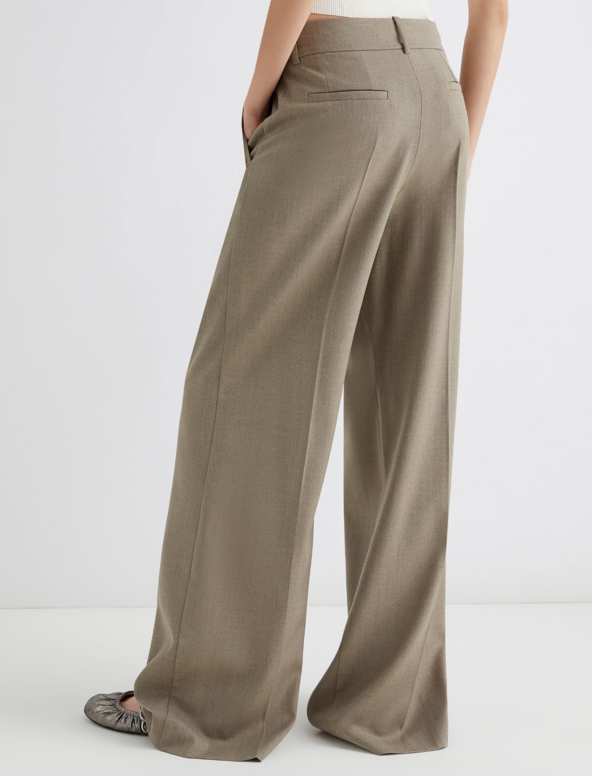 Wide-fit twill trousers - LAUREL - Marella - 2