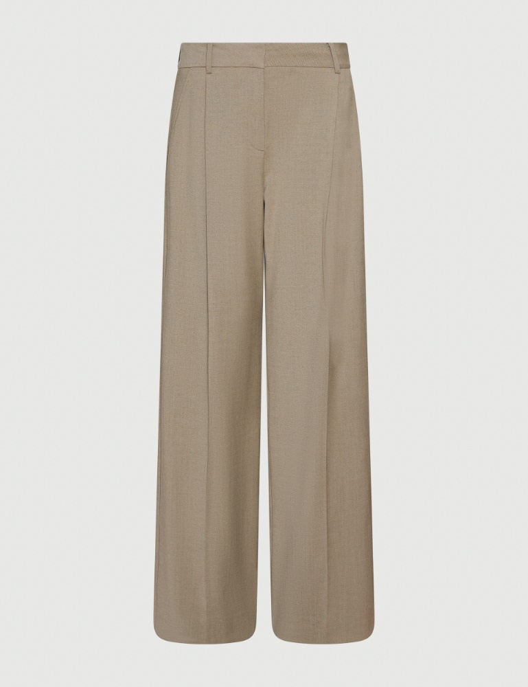 Wide-fit twill trousers - Marella