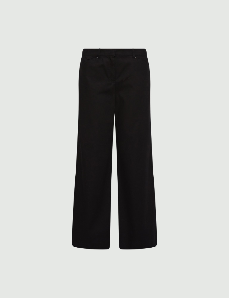 Twill wide-leg trousers - Marella
