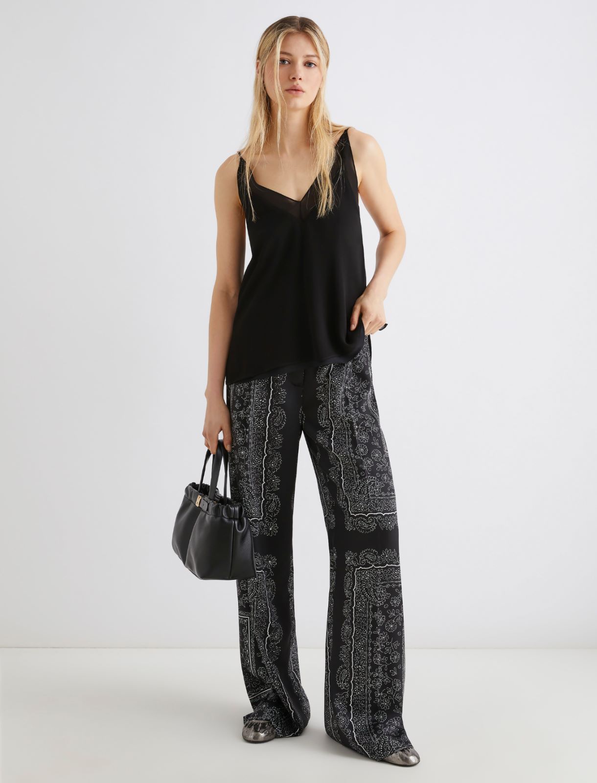 Pleated trousers - BLACK - Marella - 2