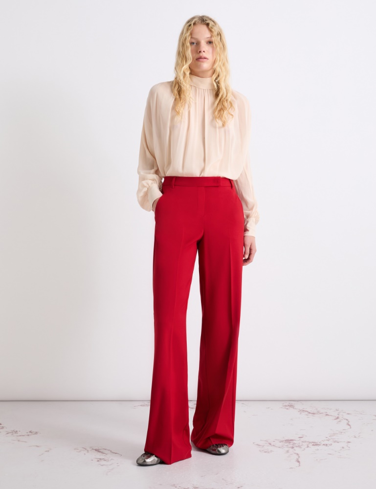 Relaxed-fit stretch trousers - Marella