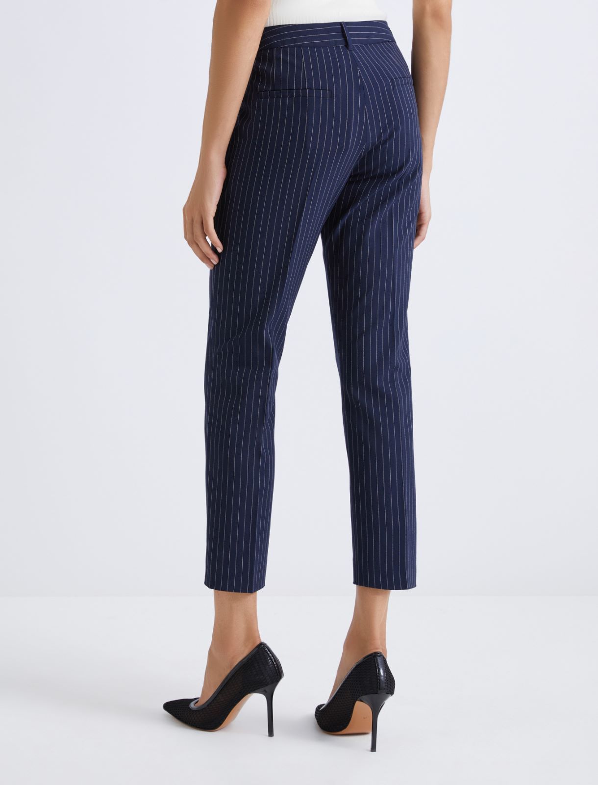Stretch viscose trousers - NAVY - Marella - 3