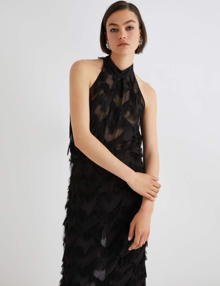 Sleeveless fil coupé top - Marella
