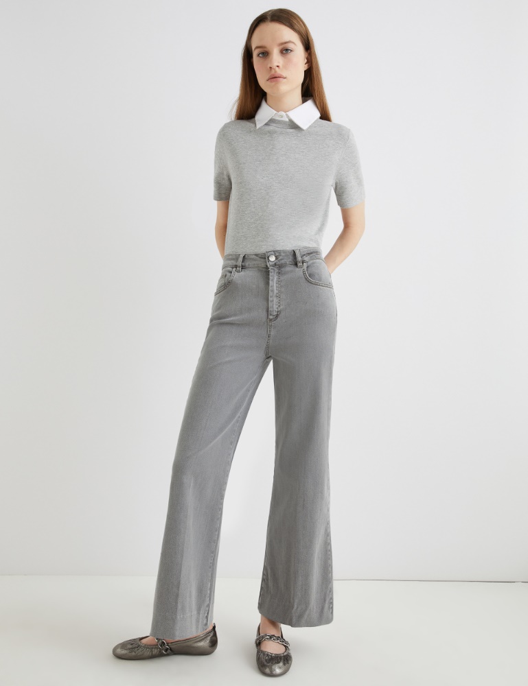 Wide-leg cropped jeans - Marella