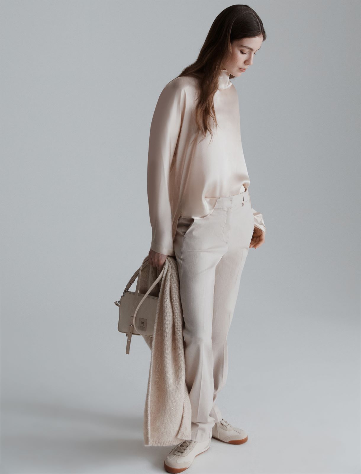 Silk-blend blouse - CREAM - Marella - 2