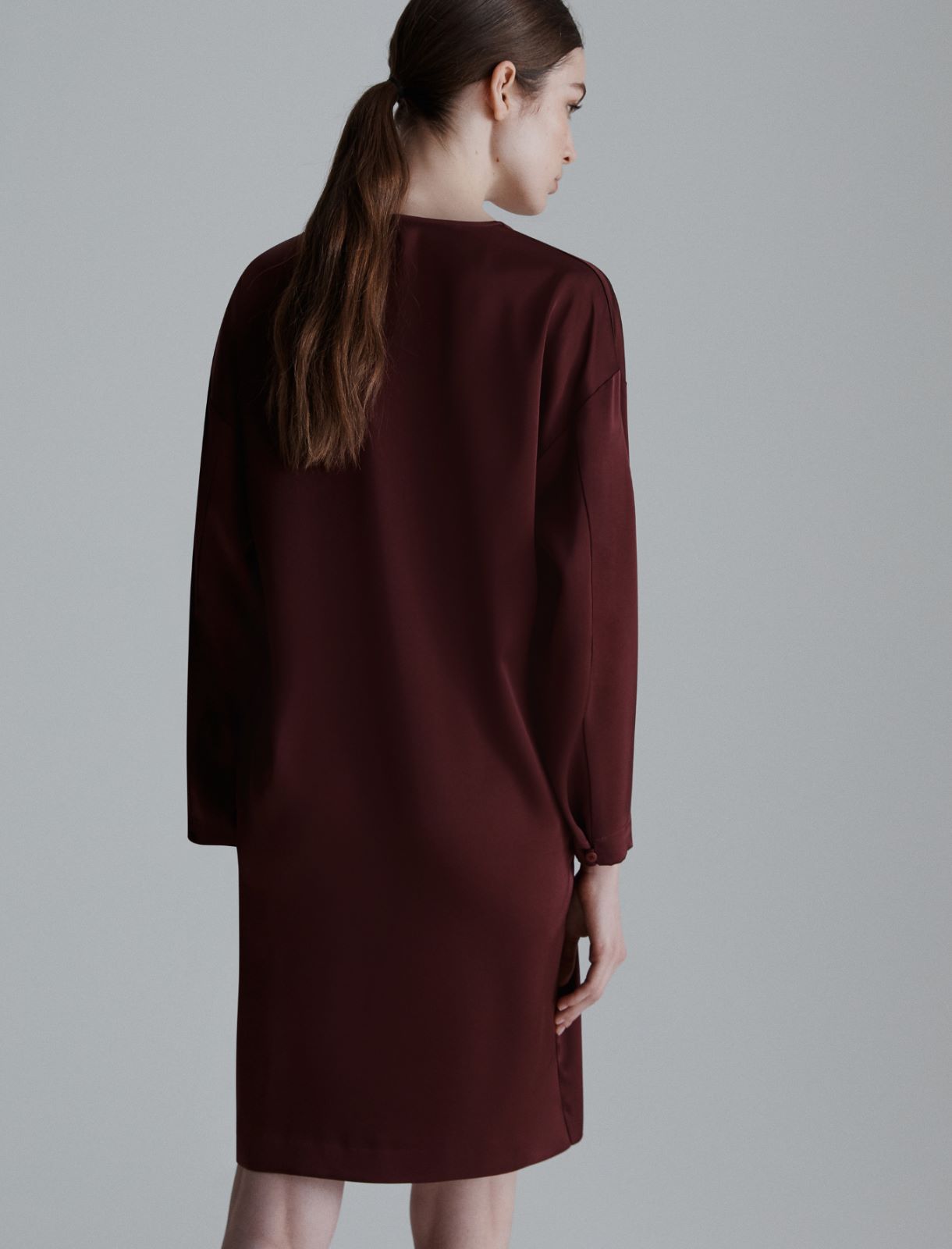 Sash dress - BORDEAUX - Marella - 3