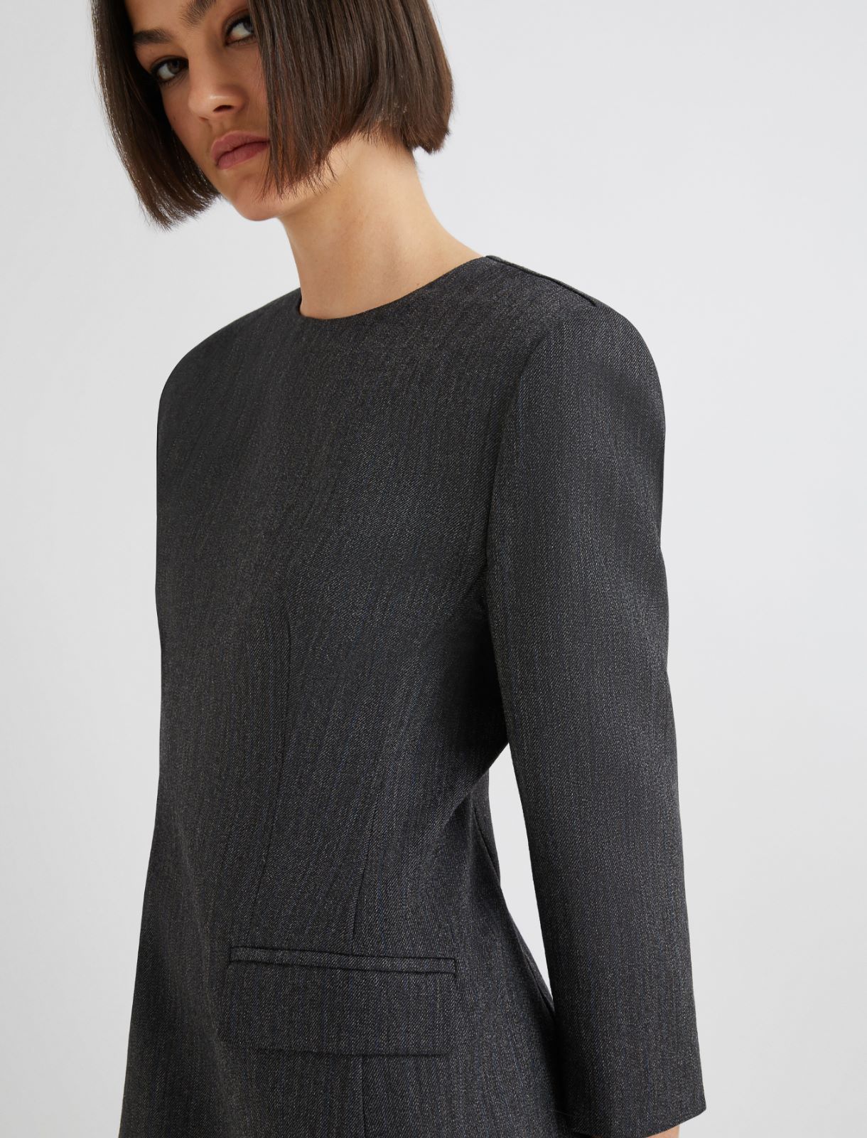 Mini pocket dress - GREY - Marella - 5