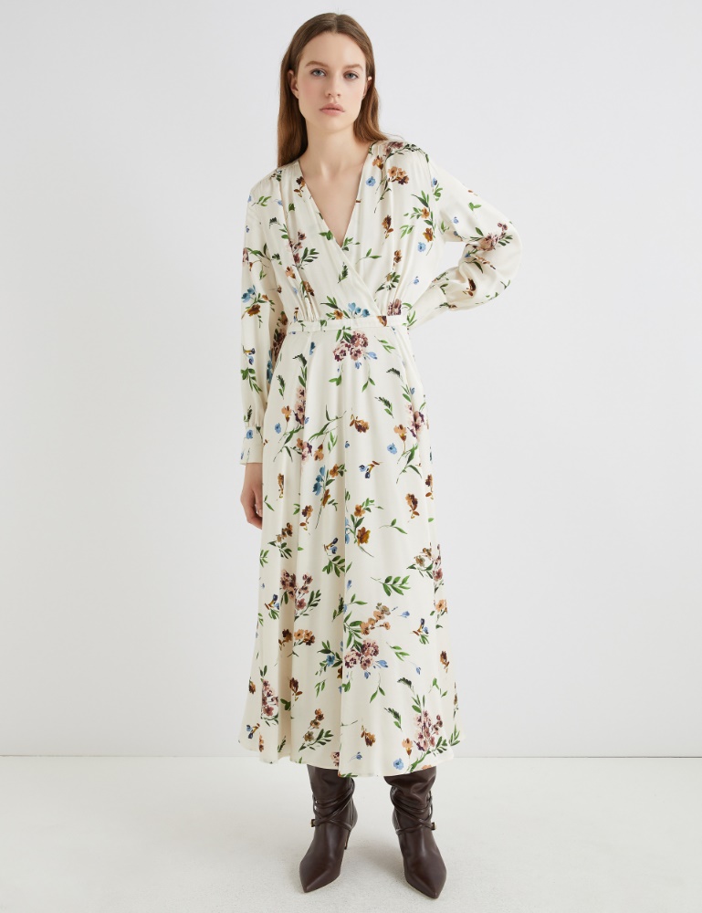 Satin criss-cross dress - Marella