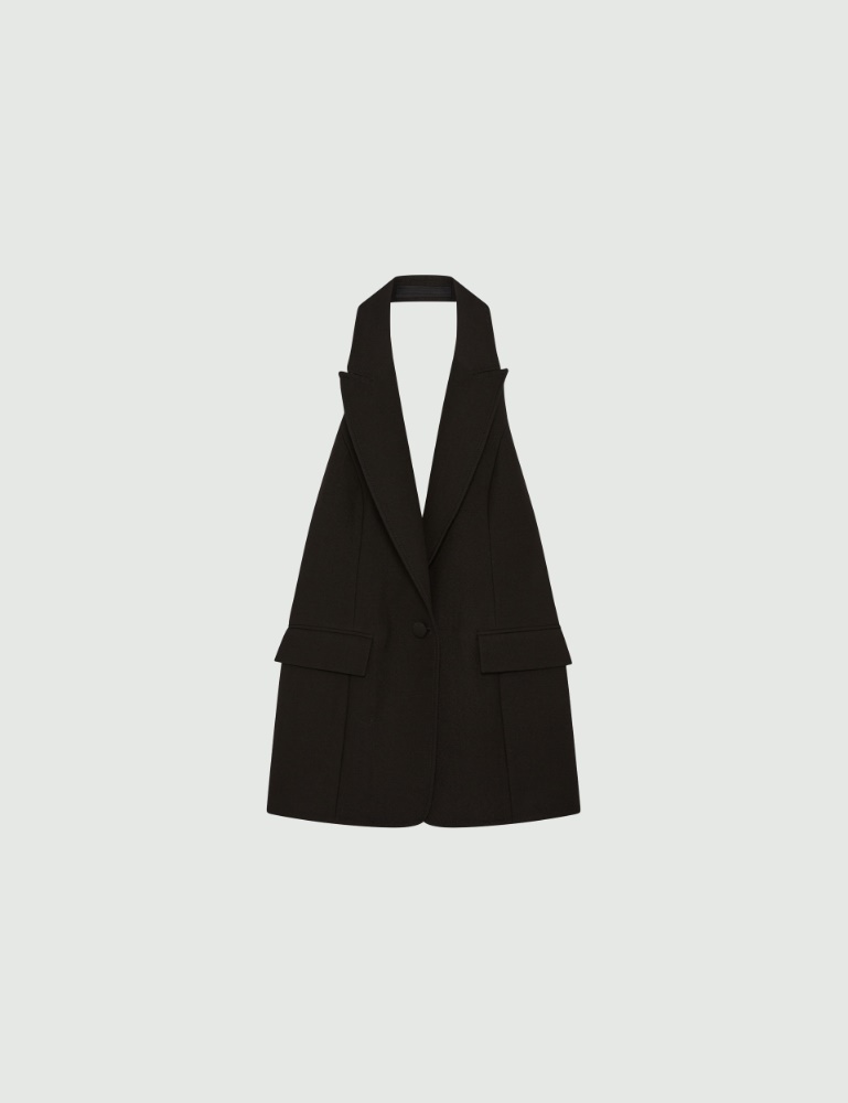 Sleeveless blazer top - Marella