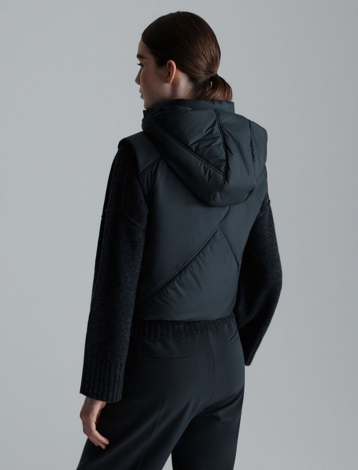 Quilted gilet - DARK GREY - Marella - 2