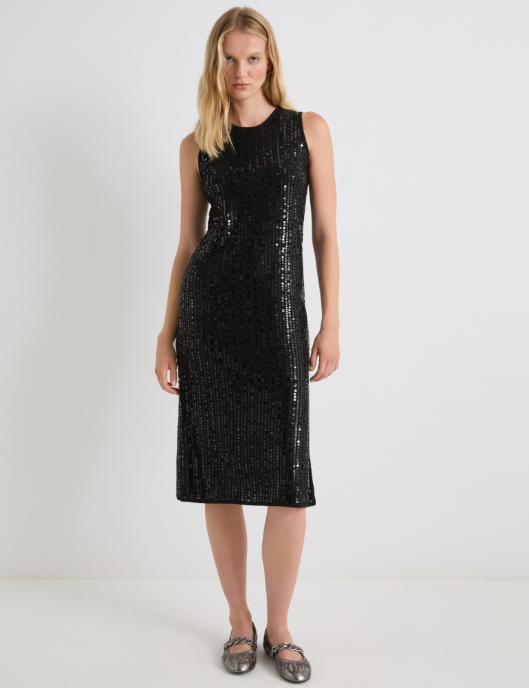 Sleeveless sequin dress - Marella